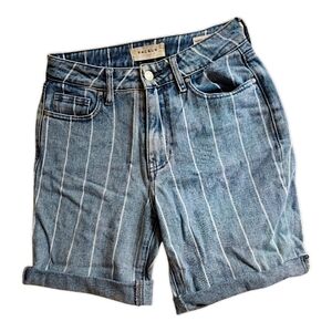 PACSUN Striped Denim Shorts ( Mom Jean) (5 for 💲 20 bundle item)